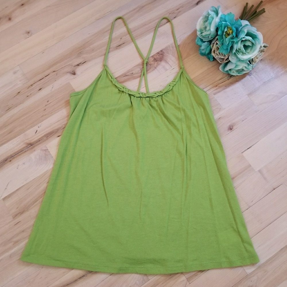Old Navy green tank top
